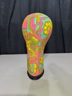 Vtg Psychedelic Flower Power Millinery Head Hat Wig Block Display Form Hippie