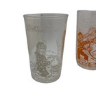 Vintage 1950s Howdy Doody Welch   s Cartoon Character Juice Glass Set Of 5