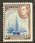Travelstamps  1938-1951 Bermuda Stamps Scott  119 - 1 1 2d Kgvi Mint Mnh Og