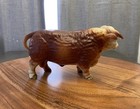 Vintage Lefton China Japan Hereford Bull Cattle Cow Figurine Collectible