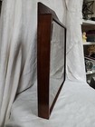 Vtg Thimbles Miniatures Display Case Wood Sliding Plexiglass Front 100 Cubbies