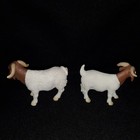 Pair Of Schleich Boer Goat Figures  Farm Figures 