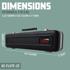 Gator Andante Series Molded Abs Hardshell Case For B c-foot Flute  gc-flute-23 