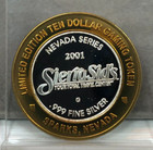 Sparks Nevada Sierra Sid s Us 375 Et Highway 999  10 Silver Strike Gaming Token