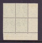 Australia 1938 1d Emerald Green Sg180 Ash Corner Imprint Block 4 Mh mnh