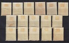 1909 Middle East   Mi   288 303 Complete Set   Mint Full Original Gum Hinged