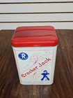 Vtg 1991 Cracker Jack Tin Red White Blue Americana         