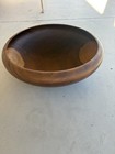 Vtg Danmark Teak Large Wooden Salad Bowl Mcm Denmark 16  X  6 Great Condition 