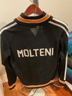 Molton Retro Cycling Jacket sweater- Mens Small- Black