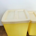 Vintage Plas-tek Yellow Canister Set 4 Mid Century Modern Retro Kitchen Storage