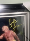 Signed Hulk Hogan And Ric Flair 16x20 Photo Framed Hogan And Leaf Holo Auth 
