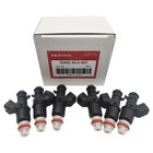 6x Genuine Honda Fuel Injectors Oem 16450-rca-a01 For Acura Mdx Tl Accord Pilot