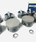 Flat Top Pistons   Ring Compatible With 2002-09 Gm Chevrolet 6 0l Lq9 Ls2 Ls