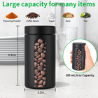 Glass Storage Jar  6 Oz   3 Pack Premium Smell Proof Visual Container With Child