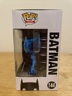 Funko Pop  Heroes Dc Super Heroes Batman  blue Chrome   2017 Sdcc   144
