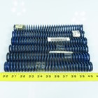 1-1 4  X 10  Blue Flat Wire Die Spring 5 8  Rod Dia  Lot Of 6