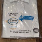 Vtg 60s Arrow Dress Shirt Sanforized White Mcm Deadstock Nos Large Mens 16 35