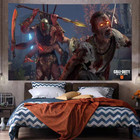 Gaming Wall Hanging Tapestry Ultra Soft Fleece Call Of Duty Theme Poster