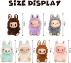 Labubu Plush Keychain - Adorable Collectible Pendant For Bags   Keys  Modern Hom