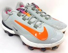 Nike Alpha Huarache Elite 4 Low Mcs Grey Baseball Mens Cleats Hf1137-001 Sz 12 5