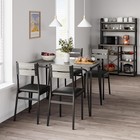 5 Piece Dining Table Set For 4 Peopel Modern Dining Room Table Set For Kitchen