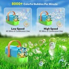 Bubble Machine  Automatic Bubble Blower With Concave Tank  Durable Bubble Maker 