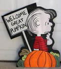 Linus   Peanuts Great Pumpkin   Halloween Lawn Art   Yard Decor
