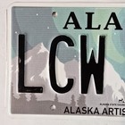 Alaska License Plate     free         Lcw 428   Artistic Design Graphic Nice Ak Tag 