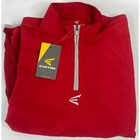 Easton M5 Cage Jacket Youth Medium Red New Short Sleeve Quarter Zip Pullover