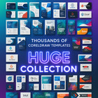 30 000  Coreldraw Templates Mega Bundle   Digital Download   Cdr Files