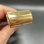 1958 Gillette Executive Gold Fatboy Adjustable Safety Razor D3 Vintage Working