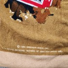 Vintage 1985 Budweiser Longnecks Cowboy Beach Towel R a  Briggs Official 28x56