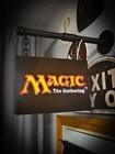Magic The Gathering Hanging Led Light Box   Double Sided Gamer Sign