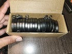 Luxury Curtain Rod Rings Easy Glide Heavy Metal Clips 18 Count Stainless Steel