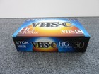 New Tdk Vhs-c Hg Ultimate 30 Minutes Camcorder Video Cassette Tape