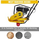 4200 Lbs 7hp Plate Compactor 212cc Gas Engine Vibratory Compaction Tamper Yellow