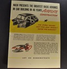 1950 Nash Airflyte Brochure Ambassador Statesman Sedan Coupe Excellent Original