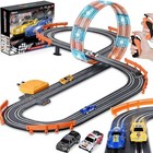 Slot Car Race Track Set Electric Powered Race Track Dual Racing Car Track Set