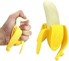 Case Of 12 Banana Squishy Soft Stress Relief Squeeze Fruit Gag Joke Novelty Toy