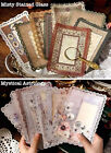 60 Sheets Lace Edged Scrapbook Stationery Paper Assorted Set  6 Pack Vintage