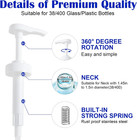 4 Packs Gallon Pump Dispenser  Leak Proof Dispenser For Hand Soap  Laundry Deter
