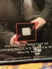 Andrew Lincoln The Walking Dead Screen Worn Tshirt Wardrobe Swatch Frame 4x6