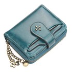 Women Wallets And Purses Pu Leather Money Bag Female Short Hasp Purse Small Coin
