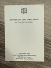 Vtg 1992 Orthodox Theotokos Hodegetria Icon Mother Of God Card 3 5 By 2 5 Inches