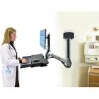 New Ergotron Styleview 45-272-026 Sit Stand Combo Arm Wall Computer Desk System