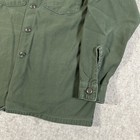 Vintage Us Army Og-107 Shirt Men Large  Cotton Sateen Vietnam 60s Olive Od Green