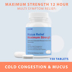 Curist Guaifenesin 1200 Mg Extended-release Mucinex Generic   150 Ct Mucus Relie