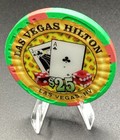 Las Vegas  25 Casino Chip - Blackjack Clubs- Obsolete Bicentennial