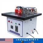 110v 1200w Portable Edge Bander Machine Double Side Gluing Wood Banding Machine