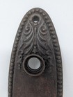 Antique Door Plate Victorian Style Original Cast Iron Ornate